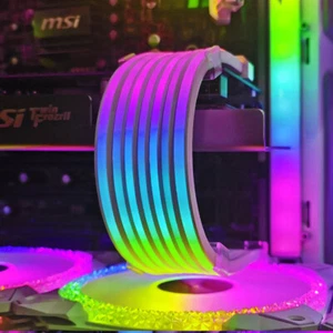 AOSOR AL200 DIY 5V ARGB 56 LED Flexible Light Bar for 8P Graphics Card - Afbeelding 1 van 7