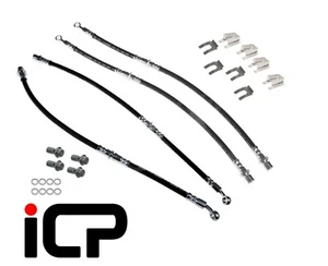 Genuine Brake Hose Flexi Set Fits: Subaru Impreza 92-00 WRX STi P1 22B - Picture 1 of 1