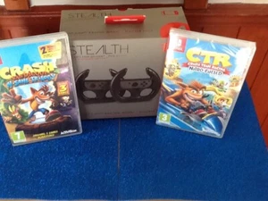 Nintendo Switch Games C T R (Crash Team Racing 2 wheels & Crash Bandicoot - Picture 1 of 12