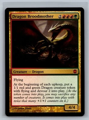 Magic The Gathering Alara Reborn Dragon Broodmother #53/145 MTG TCG CCG - Image 1 of 2