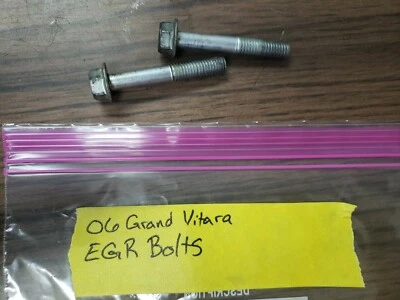 1999-2008 Suzuki Grand Vitara EGR Valve Sensor Exhaust Gas Re-circulation BOLTS - Imagem 1 de 2