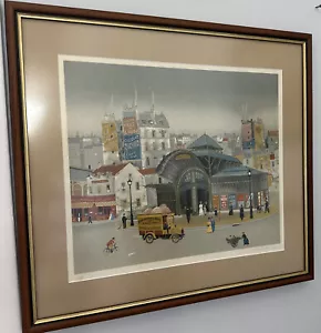 Michel Delacroix Le Metro signiert, mattiert & 28”L x 31,5”B gerahmt - 115/150 - Bild 1 von 17