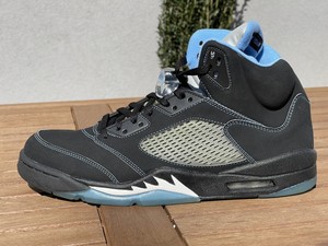 jordan 5 black university blue