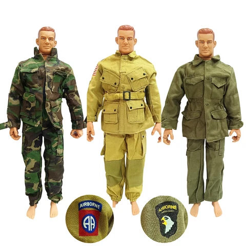 3 SETS LOT Jacket 1:6 Army GI JOE WWII Ultimate Soldier Dragon BBI KEN Figure #p Cover