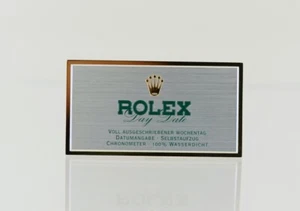 Rolex "Day Date" Aufstellschild 8,5x4,5cm - Picture 1 of 2