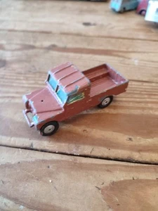 CORGI TOYS - LAND ROVER 109" W.B. Overpainted In Need Of Restoration - Picture 1 of 7