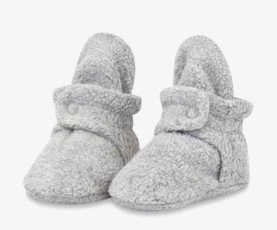 Zutano Cozie Polar Botín Gris Brezo Zapato Zapatilla Bebé 3 Meses NUEVO Foto 1 de 4