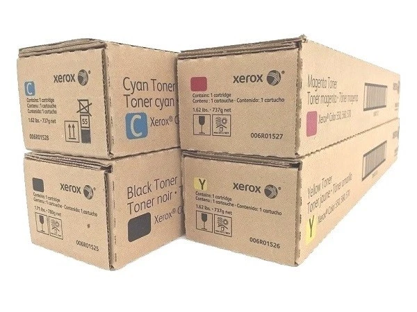 ✅ 🇺🇸 4PK GENUINE XEROX TONER COLOR 550 560 570  SET CMYK - Image 1 of 1