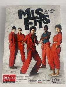 Misfits - Series 1 & 2 Complete DVD Box Set (Region 4) - Picture 1 of 8