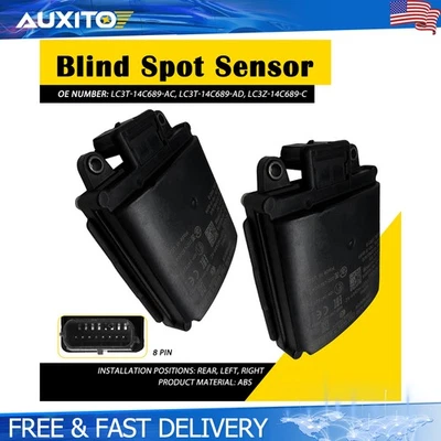 2X Rear Blind Spot Radar Sensor Monitor For Ford 2020-21 F-250/F-350 Super Duty - Bild 1 von 4