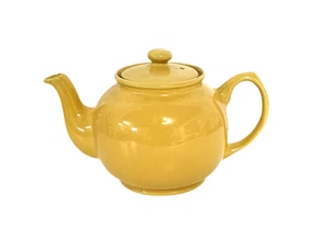 PSI England Yellow Teapot With Lid Vintage Kitchen Decor - Picture 1 of 7