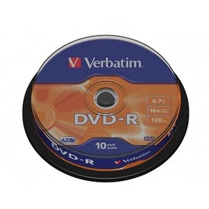 Verbatim Dvd-R Ab 4.7GB 16x Pack Ab 10 Stücke - Bild 1 von 1
