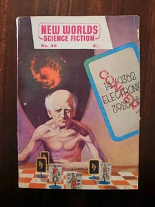 NEW WORLDS SCIENCE FICTION MAGAZINE #36 6/55 H.L. GOLD PROFILE, TUBB, ALDISS - Picture 1 of 7
