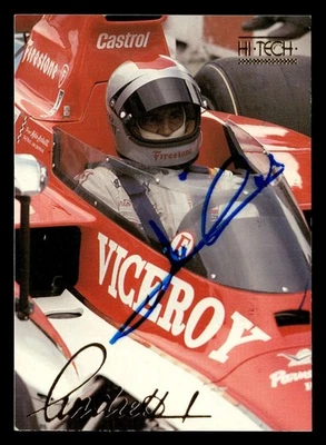 1992 Hi-Tech Prototype Mario Andretti F1 Racing Signed/Auto UZ1503 - Image 1 of 2