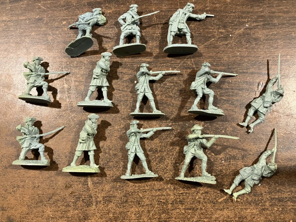Barzso Playsets resin Colonial Infantry figure lot #1 - Image 1 of 1