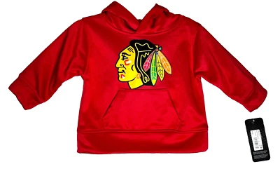 NHL Chicago Blackhawks Pullover Hoodie Shirt Size 12 Months Red Long Sleeve - Image 1 of 4