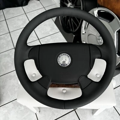 Mercedes-Benz OEM Volante Pelle Nappa Sport Versione Sl R129 E55 AMG Clk55 C43 Foto 1 de 4