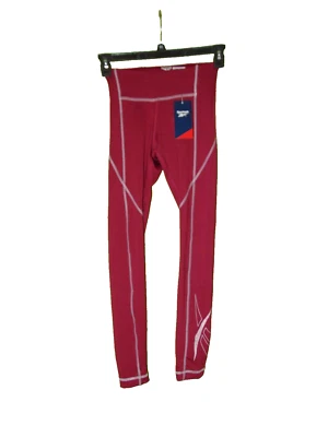NUEVOS ETIQUETAS Leggings Reebok Rojos Para Mujer XS Extra Pequeños Entrenamiento Gimnasio Yoga Nuevos con Etiquetas Foto 1 de 3