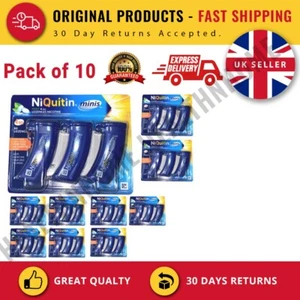 10 x 60 NiQuitin Mini Mint Lozenges - 4 mg | 600 pcs Minis | Expiry 2026/27 - Picture 1 of 1