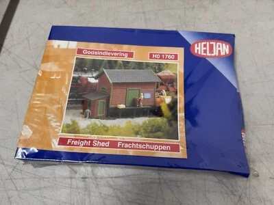 VINTAGE HELJAN HO 1760 FREIGHT SHED DANISH MADE-MODEL TRAINS SCENERY - Image 1 of 4