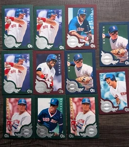 Lote de tarjetas de béisbol MLB Fleer/Skybox E-XL Emotion 1996 del equipo de los Medias Rojas de Boston - Imagen 1 de 1