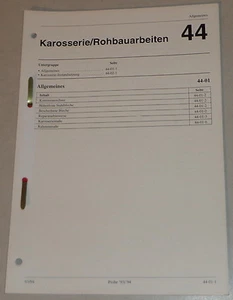 Manual de Taller Carrocería / Rohbauarbeiten Ford Sonda Desde 1993/1994 - Imagen 1 de 1