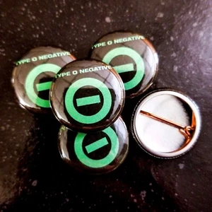 🦇 Type O Negative - 1" Pin Button Badge [Goth Danzig AF NYHC Peter Steele Punk] - Picture 1 of 5