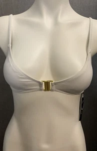 Sonoire Bikini Top Women’s X-Small White Gold Front Clasp - Picture 1 of 9