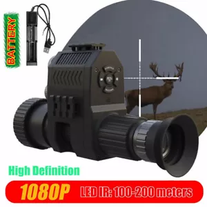 Megaorei NK007 Plus 1080P HD Monocular Attachment Night Vision Scope Hunting Cam - Picture 1 of 14