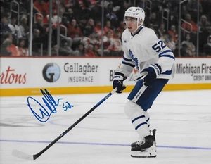 Signed Cade Webber Toronto Maple Leafs 8x10 Photo #2 AHL Marlies Original - Picture 1 of 2