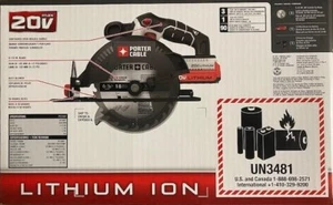 Porter-Cable 20V MAX Li-Ion 6 1/2" Circular Saw PCC660D1 - Picture 1 of 4