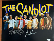 Marty York Shane Obedzinski Chauncey Leopardi TomGuiry Signed Sandlot Poster JSA