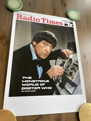 A2 Doctor Who Radio Times Patrick Troughton Print Tardis Second Doctor Dr Who - Image 1 of 4