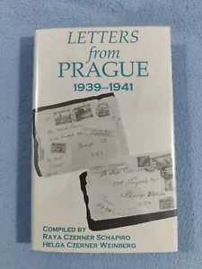 *SIGNED* LETTERS FROM PRAGUE 1939-1941 BY: HELGA WEINBERG 1ST EDITION HC DJ BOOK - Imagen 1 de 8