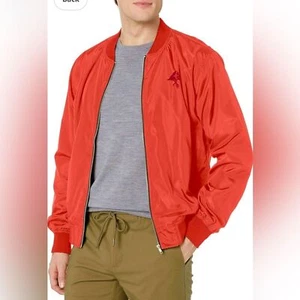 LRG Men’s Research Collection Full Zipper Coral Varsity Jacket Size Small - Picture 1 of 14