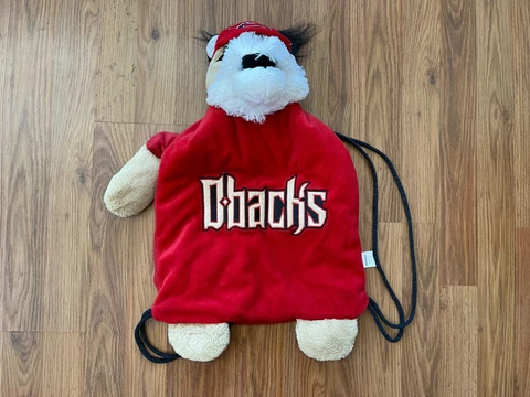 Arizona Diamondbacks Dbacks BAXTER THE BOBCAT MLB BASEBALL Mascot Backpack Bag! Cover