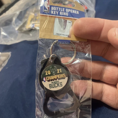 Milwaukee Bucks 2021 NBA Finals Champions. Keyring / Bottle Opener Cover