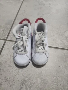 Nike Air 6 Retro Red Oreo White University Red Blk Toddler Size 8C DV3606-162 - Picture 1 of 6