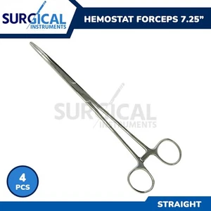 4 un. fórceps médicos quirúrgicos para obstetras/ginecólogos rectos de 7,25" grado alemán - Imagen 1 de 7