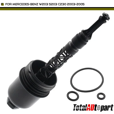 Cubierta de carcasa de filtro de aceite de motor para Mercedes-Benz W203 S203 C230 1,8 L 2711800238 Foto 1 de 4