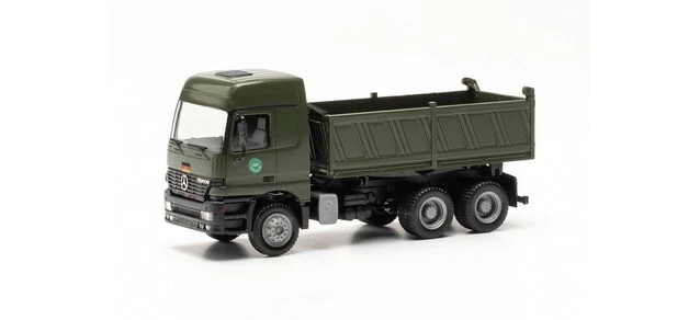 Herpa 747004 - 1/87 Mercedes-Benz Actros L 96 Baukipper-Lkw " Bw / - Immagine 1 di 1