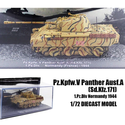 Pz.Kpfw.V Panther Ausf.A(Sd.Kfz.171) 1.Pz.Div Normandy 1/72 DIECAST TANK for IXO - Image 1 of 4