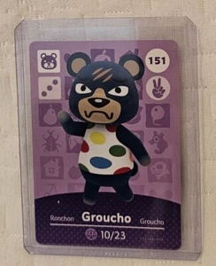 Groucho Nintendo Animal Crossing amiibo Card #151 - Picture 1 of 6
