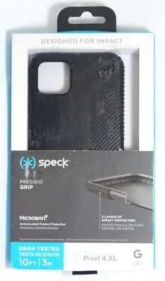 Speck - Presidio GRIP Case for Google Pixel 4 XL - Black - Image 1 of 4