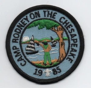 1985 Rodney Scout Reservation Patch (Del-Mar-VA Council.), Mint - Picture 1 of 1