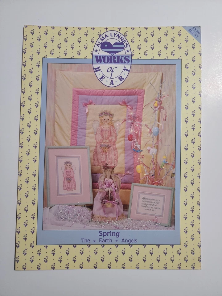 Alma Lynne's Works of Heart The Earth Angels Spring Cross-stitch Leaflet ALX-77 - Image 1 of 1