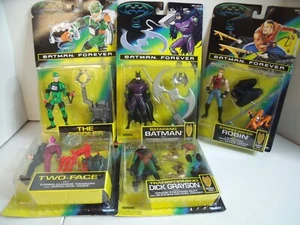 5 figuras de acción Kenner Batman Forever Collection 1995 nuevas en caja - Imagen 1 de 7