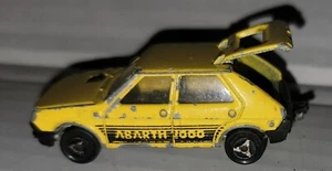 Majorette No. 239 Fiat Ritmo Abarth 2000 Yellow 1:53 Made in France - Picture 1 of 4