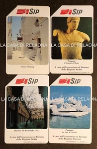 LOTTO 4 SCHEDE TELEFONICHE SIP SERIE TURISMO - Usate - Foto 1 di 2