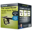 Towbar detachable for LAND ROVER Range Rov. 09.2013- + 7pin spec. electrical-kit